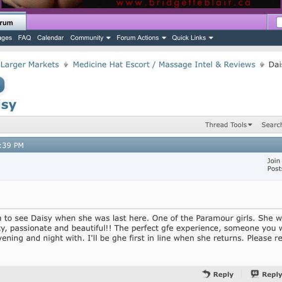 
                        Daisy
                     is Female Escorts. | Red Deer | Alberta | Canada | canadapleasure.com 