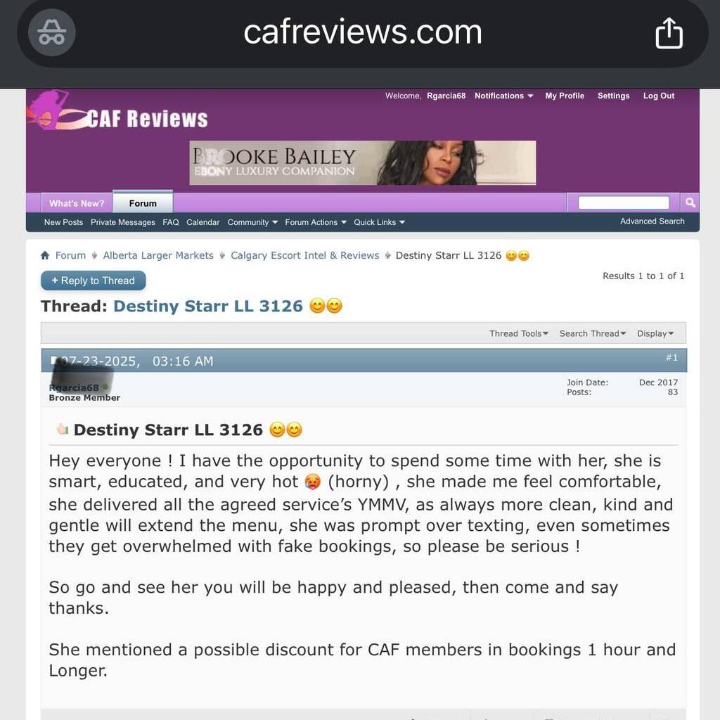 
                        Destiny Starr
                     is Female Escorts. | Calgary | Alberta | Canada | canadapleasure.com 