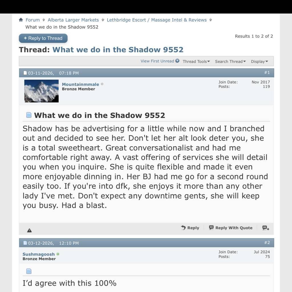 
                        Shadow
                     is Female Escorts. | Lethbridge | Alberta | Canada | canadapleasure.com 