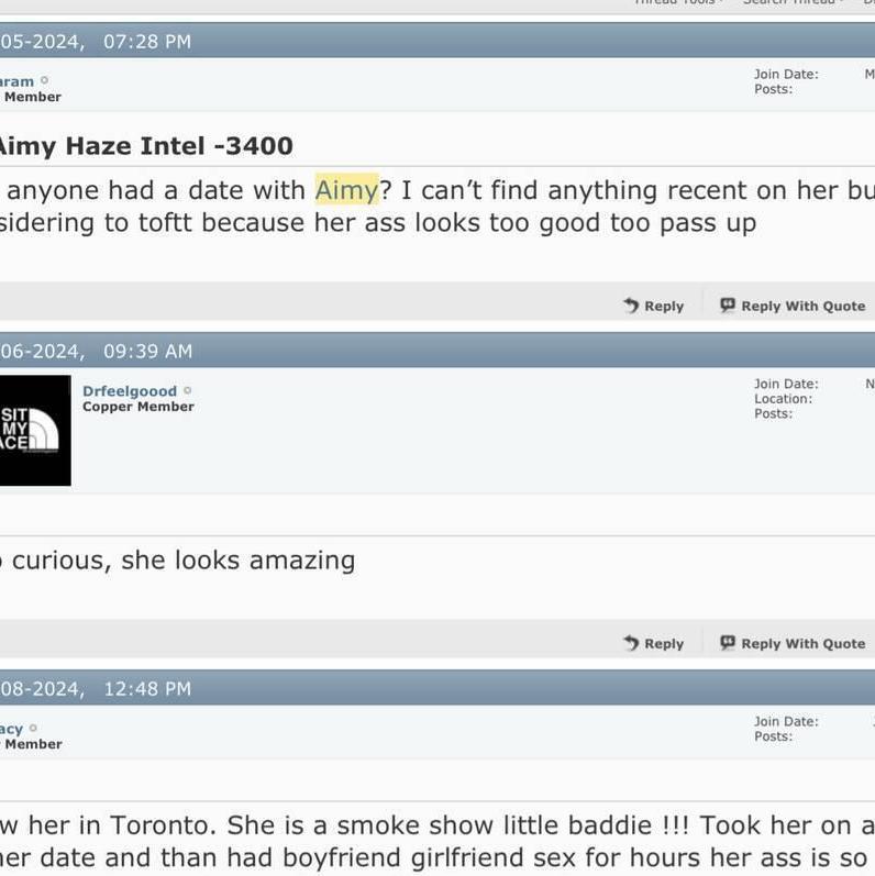 
                        Aimy Haze
                     is Female Escorts. | Toronto | Ontario | Canada | canadapleasure.com 