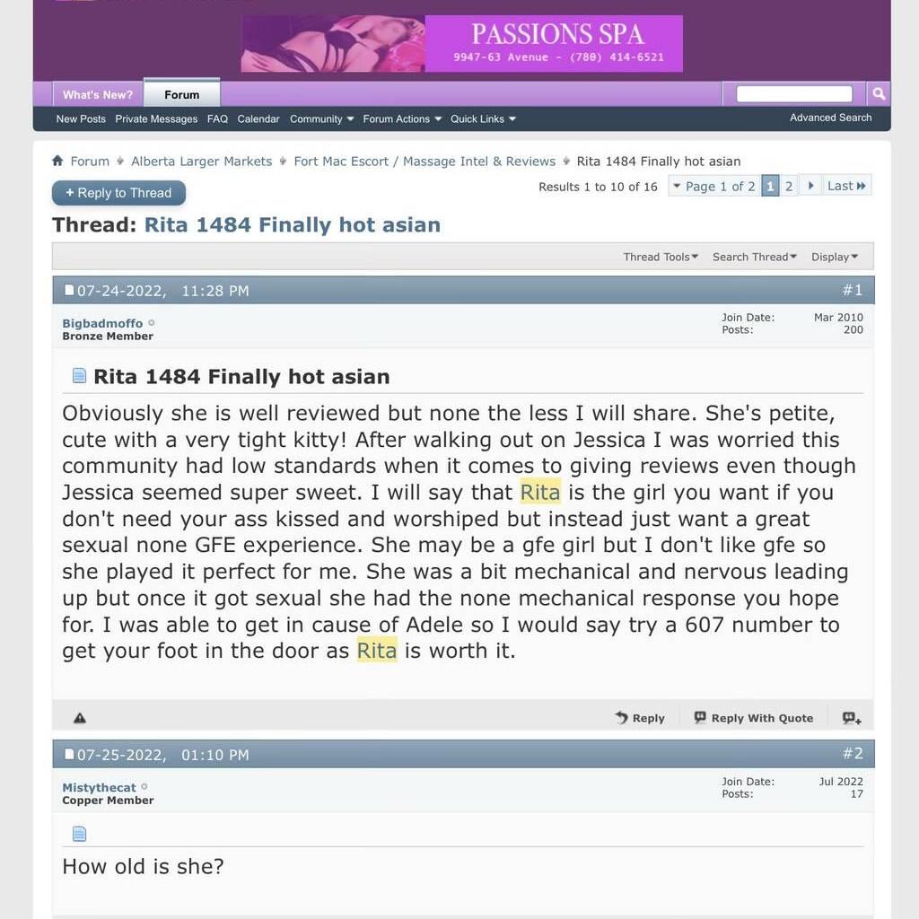 
                        Rita
                     is Female Escorts. | Ft Mcmurray | Alberta | Canada | canadapleasure.com 