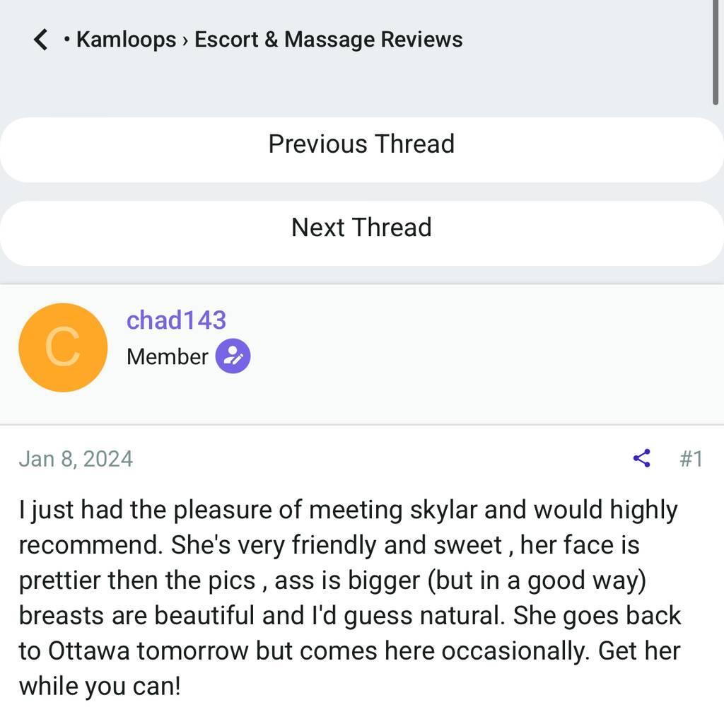 
                        Skylar
                     is Female Escorts. | Quebec City | Quebec | Canada | canadapleasure.com 