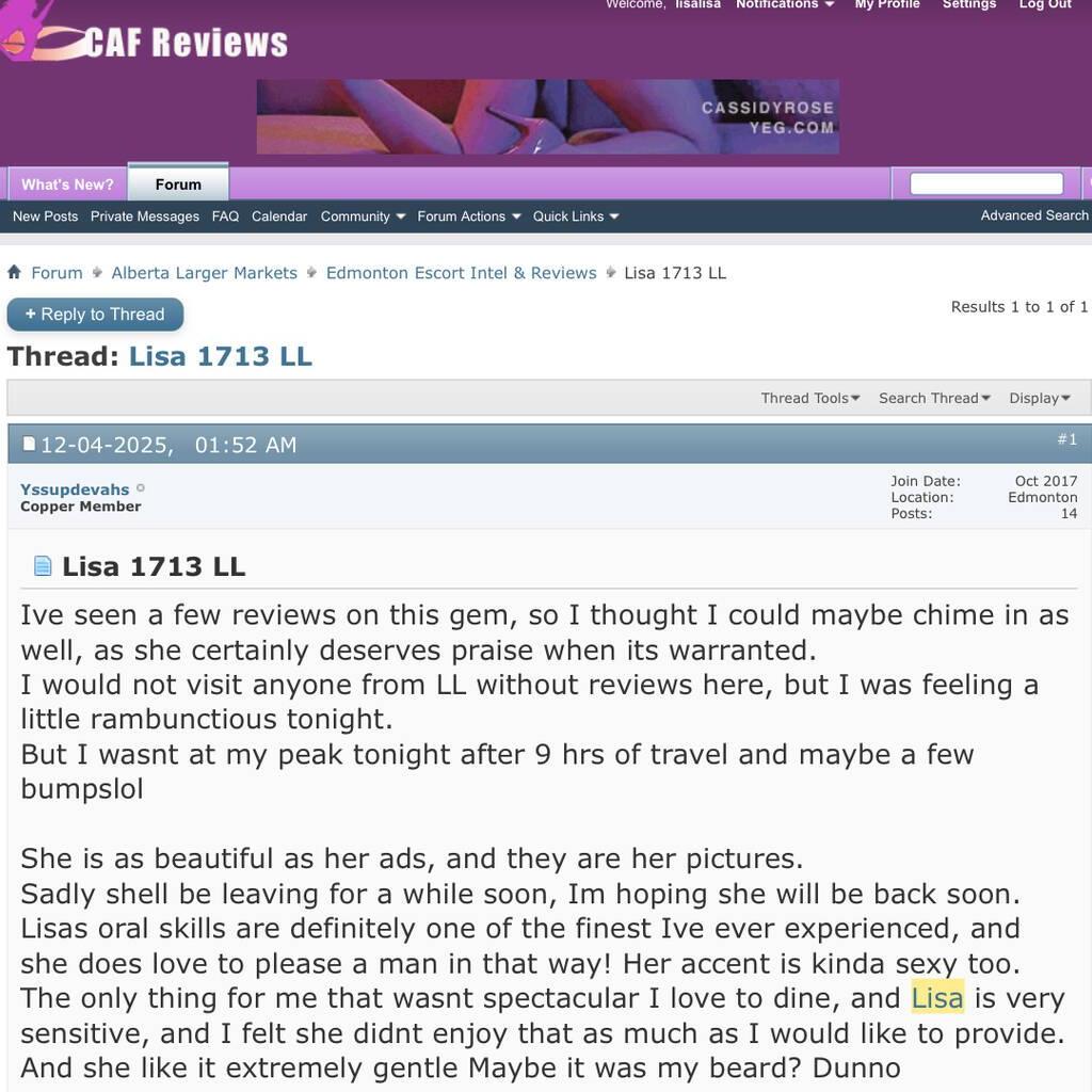 
                        Lisa
                     is Female Escorts. | Calgary | Alberta | Canada | canadapleasure.com 