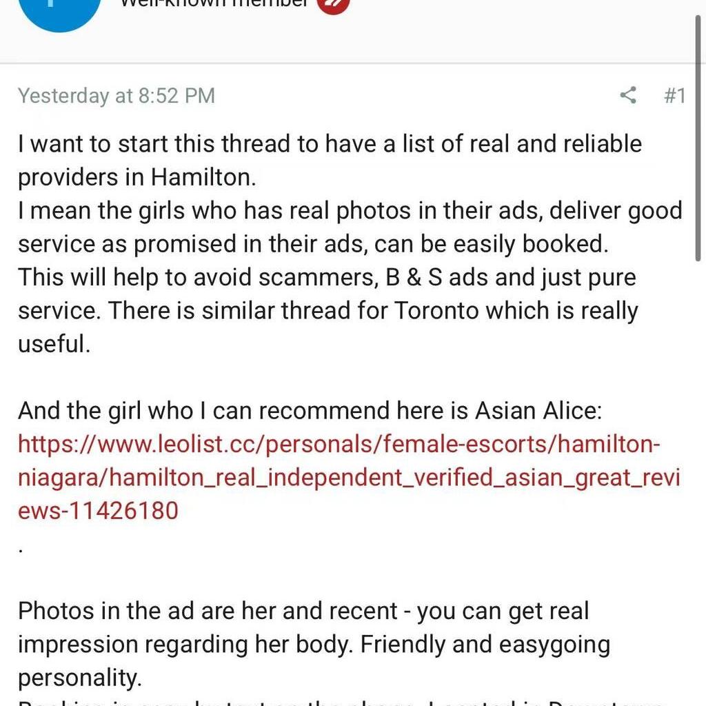 
                        Alice
                     is Female Escorts. | Hamilton | Ontario | Canada | canadapleasure.com 