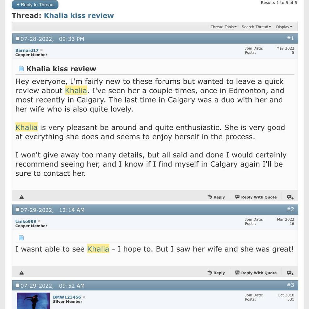 
                        Khalia kiss
                     is Female Escorts. | Quebec City | Quebec | Canada | canadapleasure.com 