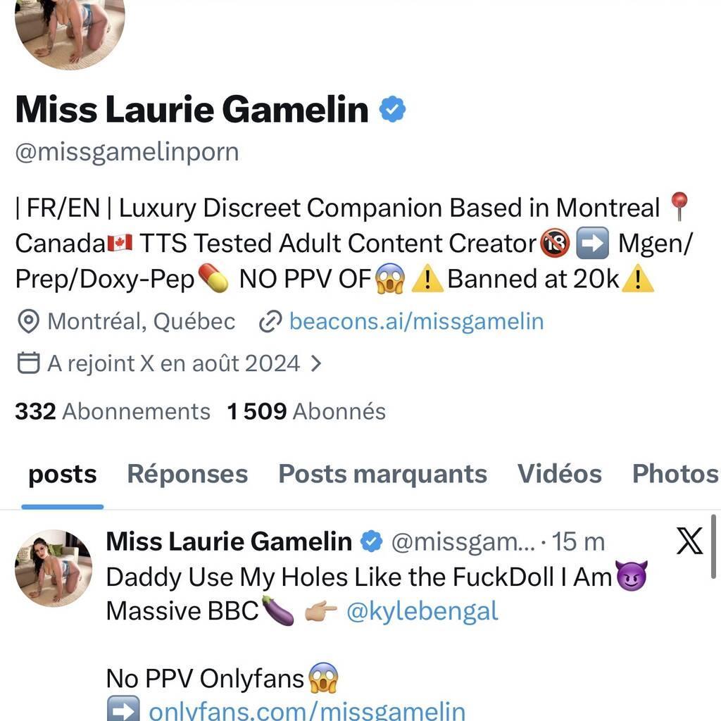 
                        MissGamelin
                     is Female Escorts. | Quebec City | Quebec | Canada | canadapleasure.com 