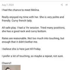
                        Melina
                     is Female Escorts. | Sault Ste Marie | Ontario | Canada | canadapleasure.com 