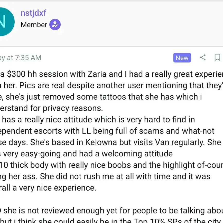 
                        Zaria Zane
                     is Female Escorts. | Kelowna | British Columbia | Canada | canadapleasure.com 