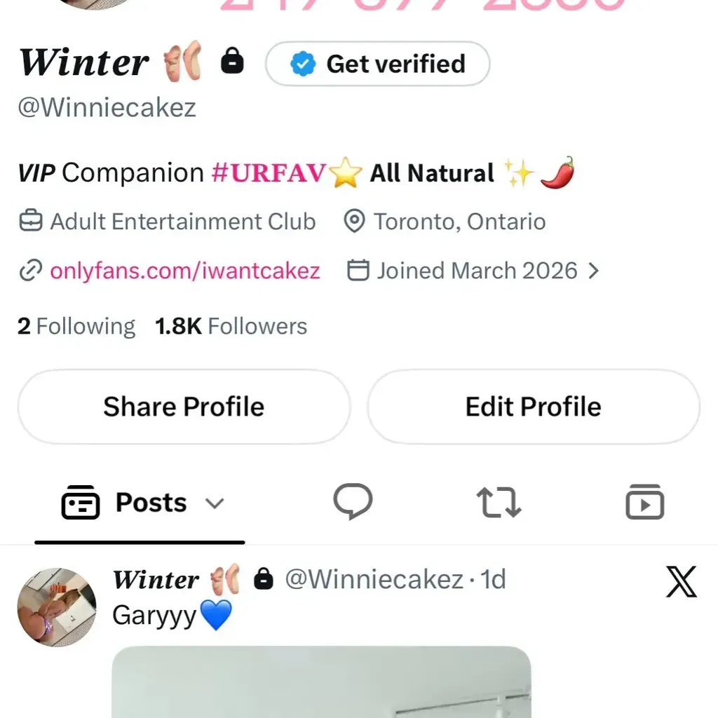 
                        Winnie Cakez
                     is Female Escorts. | Toronto | Ontario | Canada | canadapleasure.com 