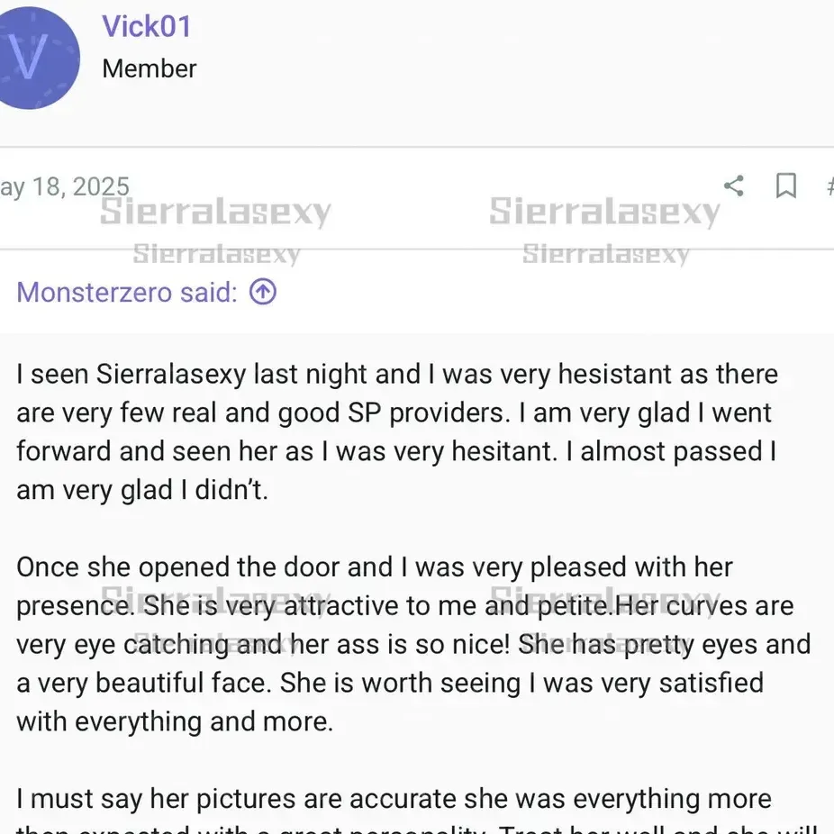 
                        Sierralasexy
                     is Female Escorts. | Calgary | Alberta | Canada | canadapleasure.com 