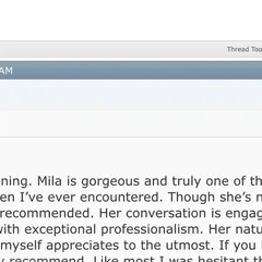 
                        Mila
                     is Female Escorts. | Winnipeg | Manitoba | Canada | canadapleasure.com 