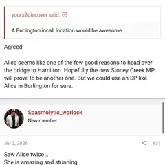 
                        Alice
                     is Female Escorts. | Hamilton | Ontario | Canada | canadapleasure.com 