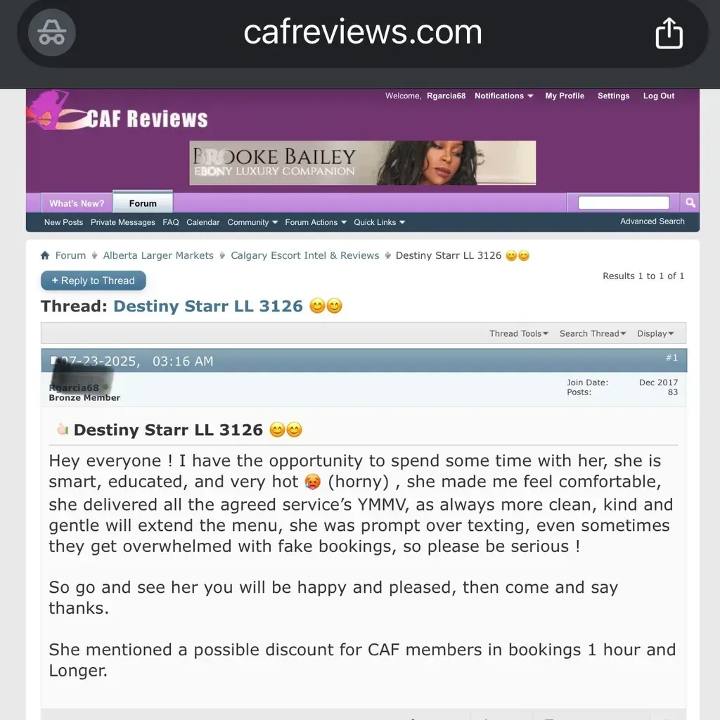 
                        Destiny Starr
                     is Female Escorts. | Calgary | Alberta | Canada | canadapleasure.com 