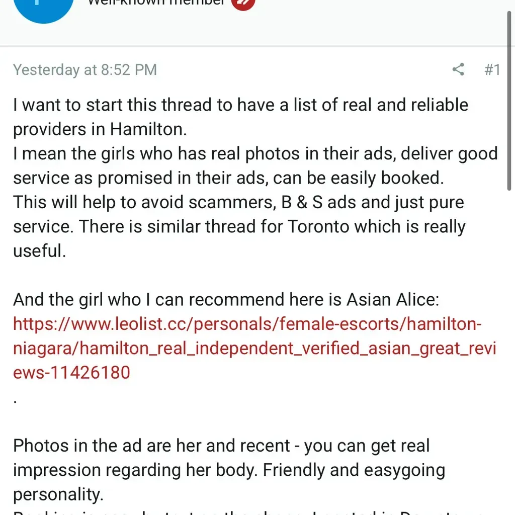
                        Alice
                     is Female Escorts. | Hamilton | Ontario | Canada | canadapleasure.com 