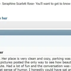 
                        Seraphine Scarlett-Rose
                     is Female Escorts. | Calgary | Alberta | Canada | canadapleasure.com 