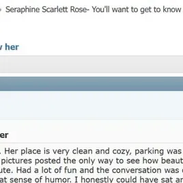 
                        Seraphine Scarlett-Rose
                     is Female Escorts. | Calgary | Alberta | Canada | canadapleasure.com 