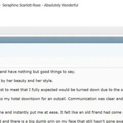 
                        Seraphine Scarlett-Rose
                     is Female Escorts. | Calgary | Alberta | Canada | canadapleasure.com 
