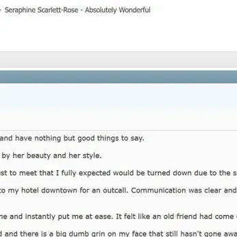 
                        Seraphine Scarlett-Rose
                     is Female Escorts. | Calgary | Alberta | Canada | canadapleasure.com 