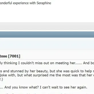 
                        Seraphine Scarlett-Rose
                     is Female Escorts. | Calgary | Alberta | Canada | canadapleasure.com 