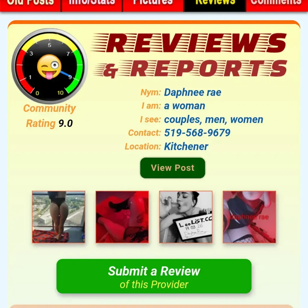 
                        Daphneerae5195689679
                     is Female Escorts. | Kitchener | Ontario | Canada | canadapleasure.com 